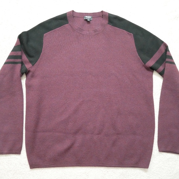 Todd Snyder 100% Merino Wool Ski Sweater Purple - Picture 1 of 6